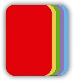 Nažehľovacie záplaty malé 10 ks v balení - červená + mix svetlých farieb